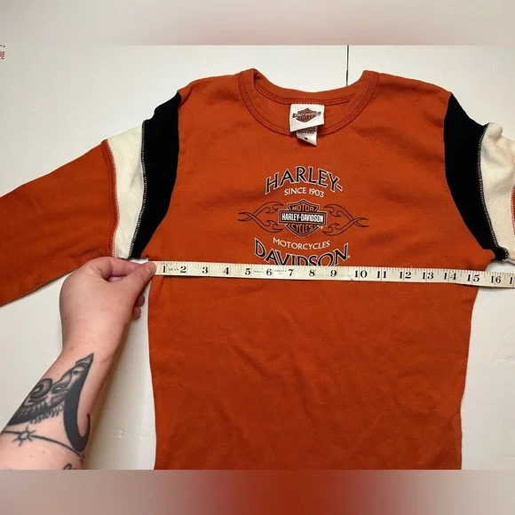 Harley Davidson Long Sleeve Size Medium - Picture 4 of 6